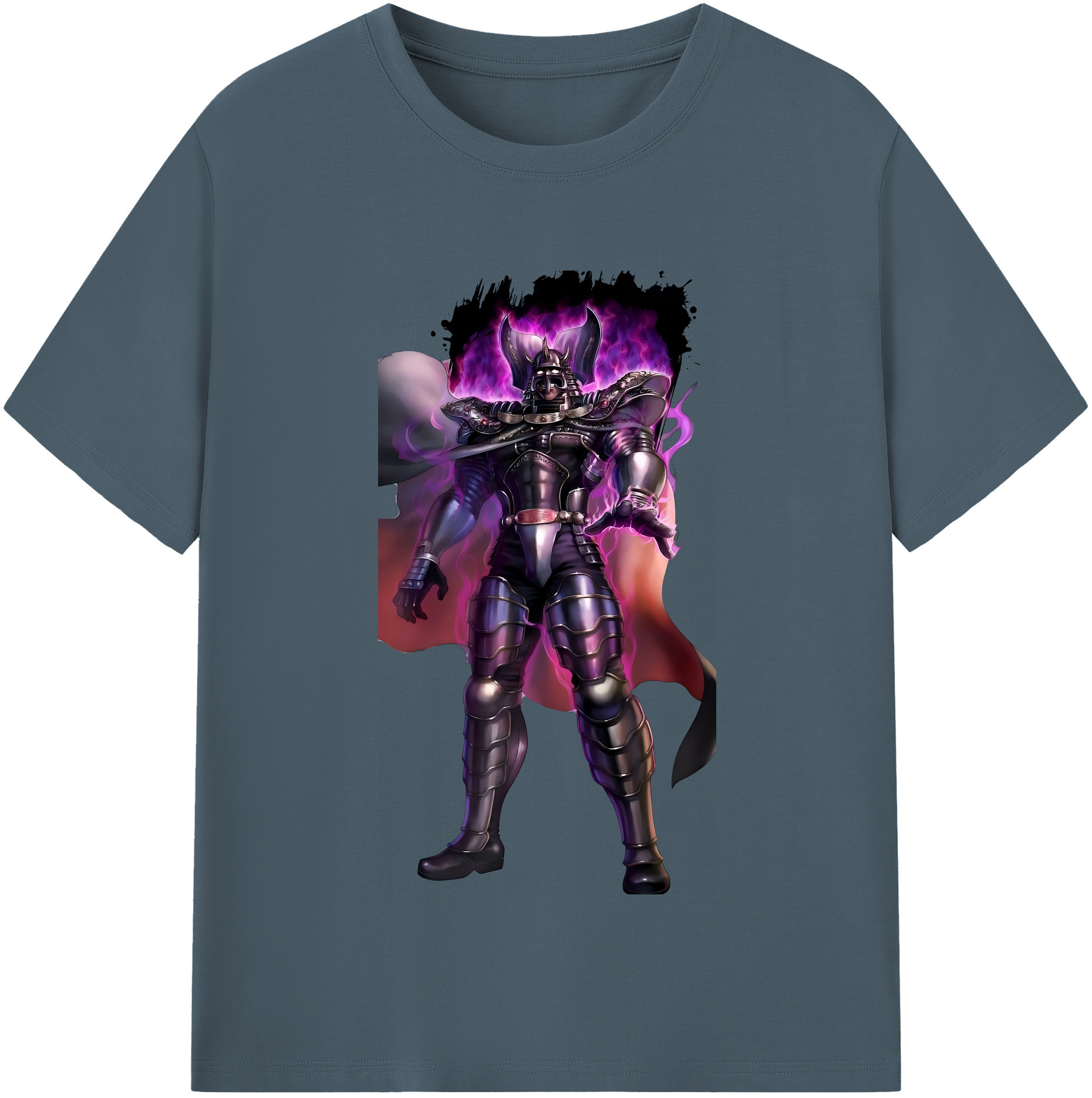 （画像用） 北斗の拳 Fist of the North Star 綿100％半袖Tシャツ（フロントプリント）